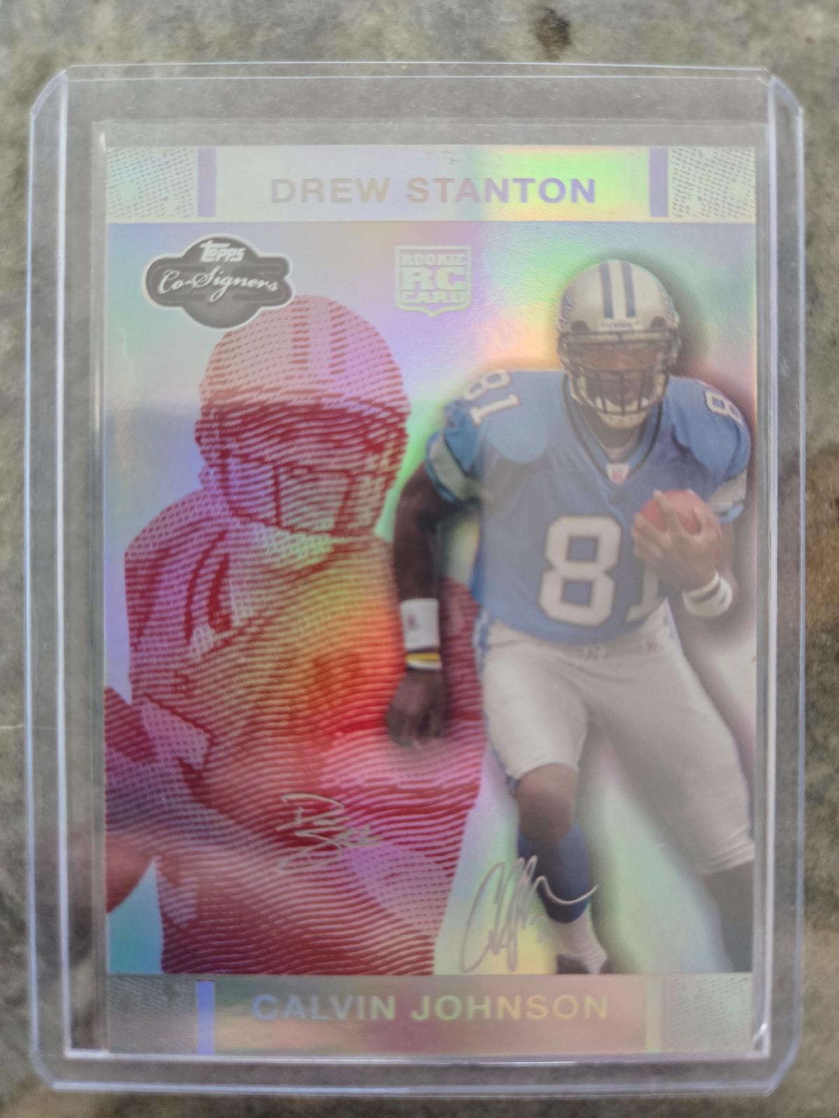 Calvin Johnson/ Drew Stanton [Hyper Silver] #86
