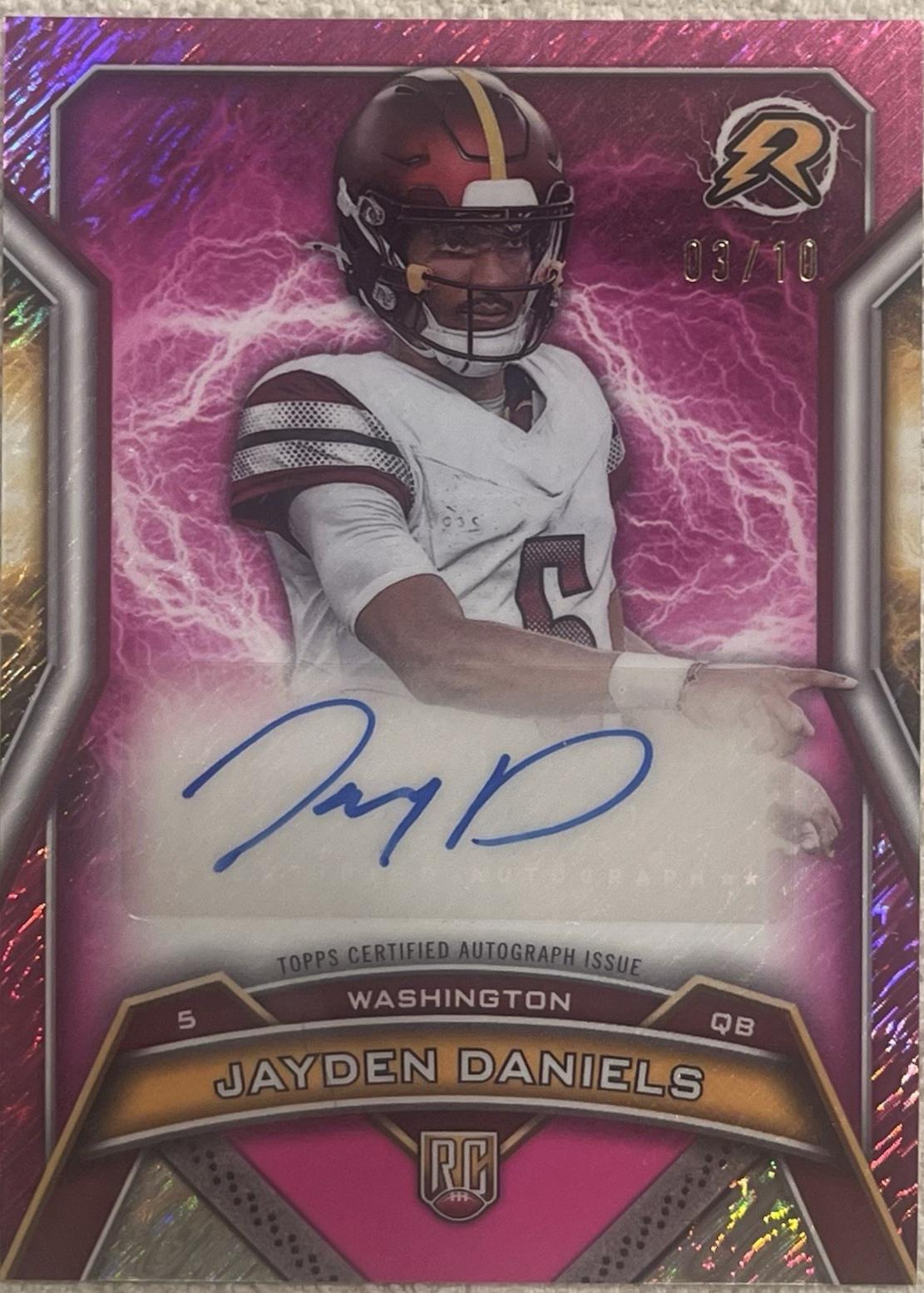 Jayden Daniels [Pink Power Surge] #RRS-JD