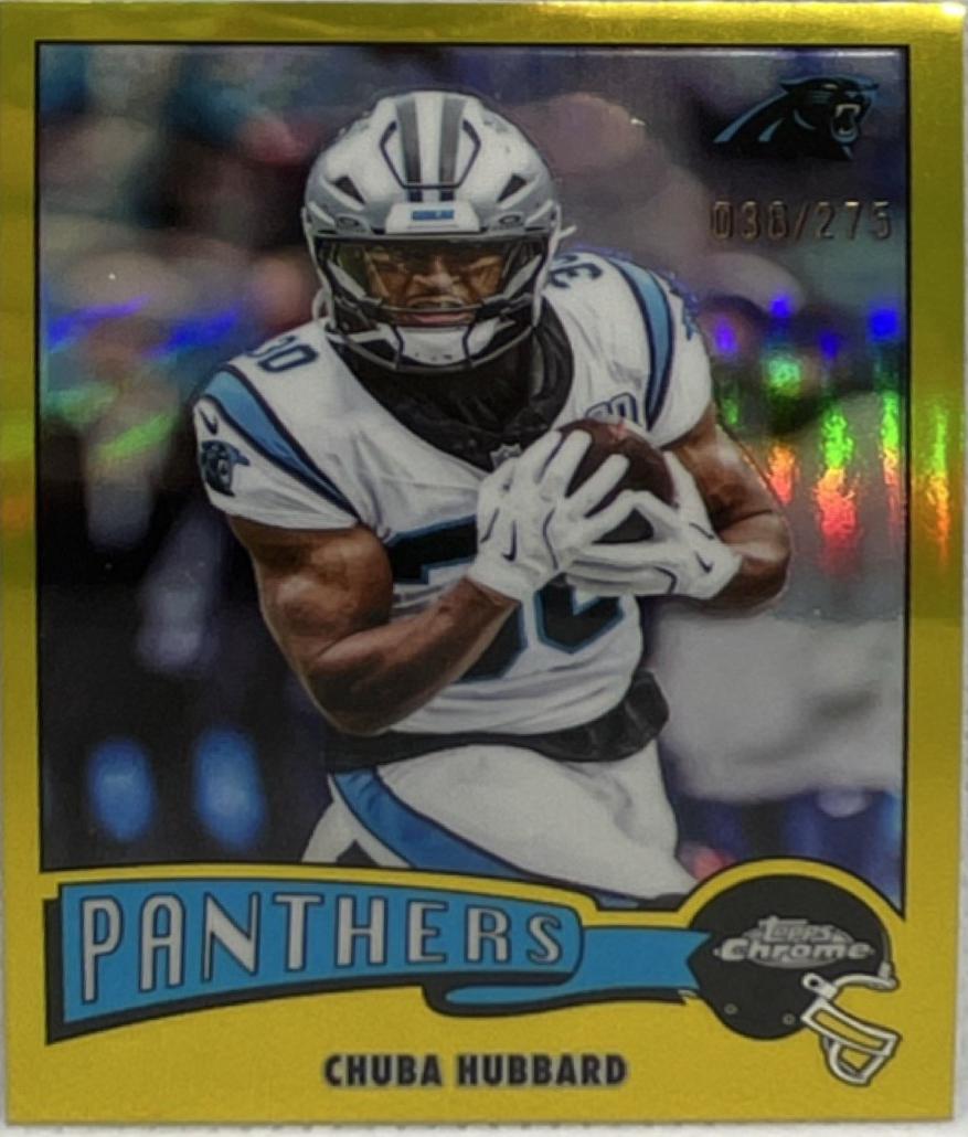 Chuba Hubbard [Yellow Refractor] #1975-5