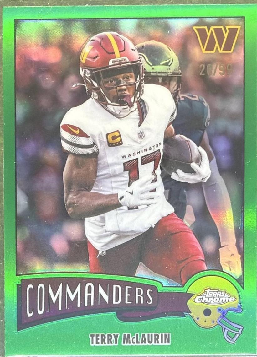Terry McLaurin [Green Refractor] #1975-35