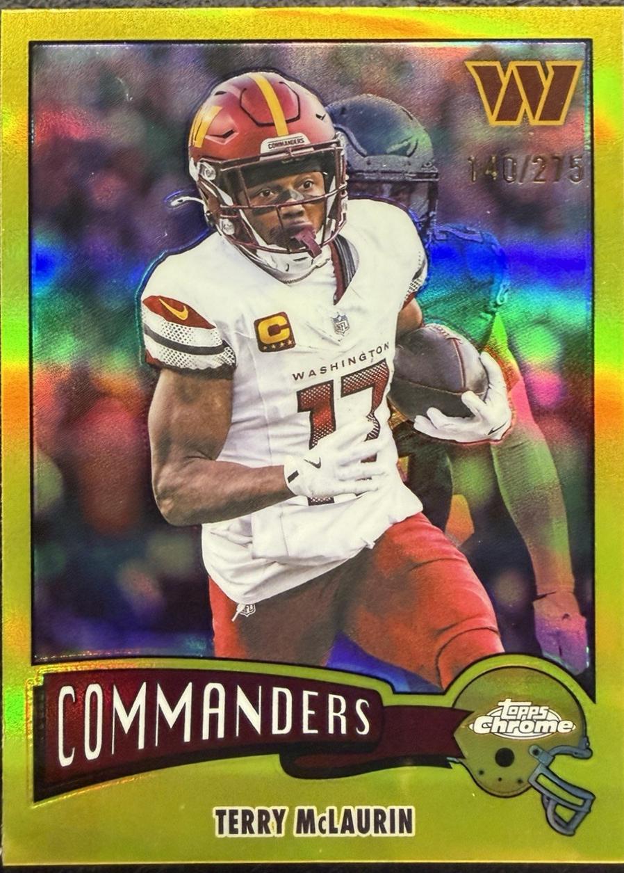 Terry McLaurin [Yellow Refractor] #1975-35