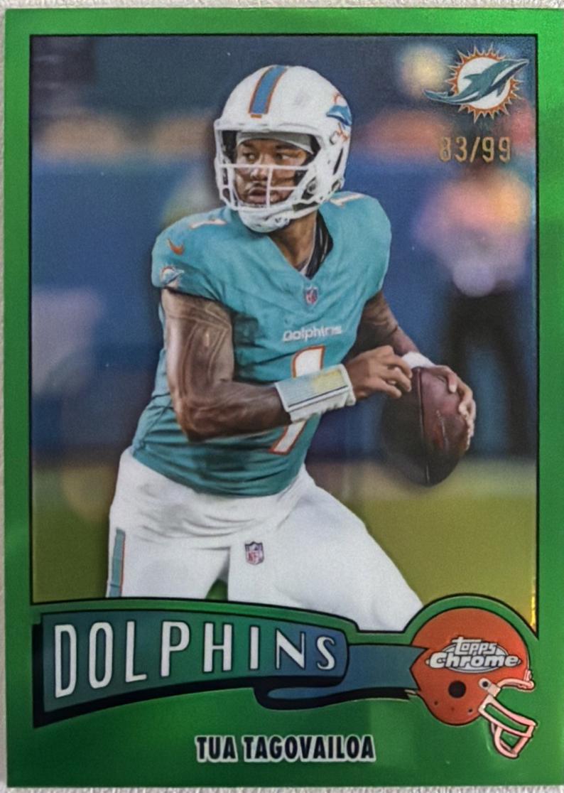 Tua Tagovailoa [Green Refractor] #1975-21