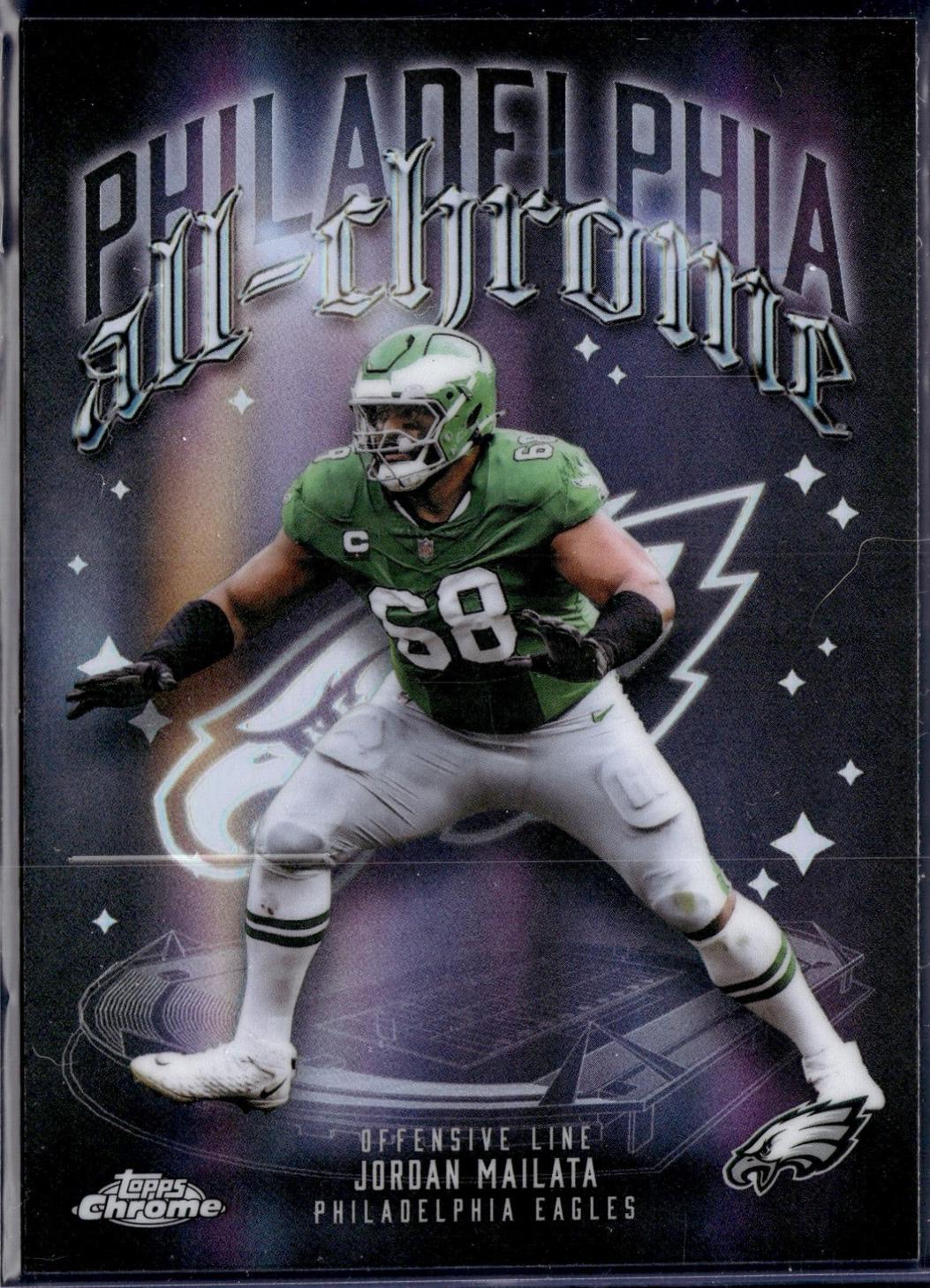 Jordan Mailata [Aqua Refractor] #ACT-12