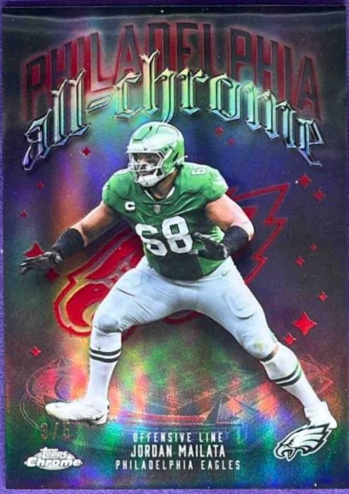 Jordan Mailata [Red Refractor] #ACT-12