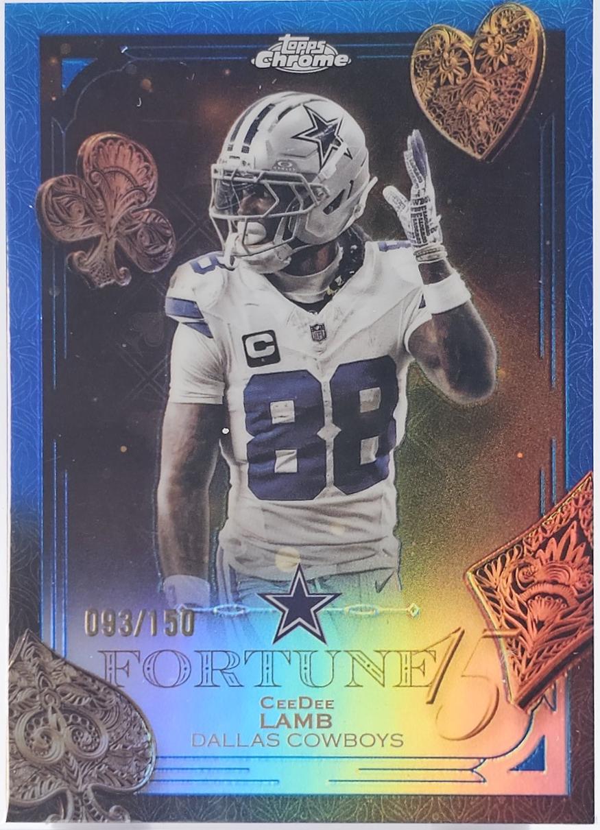 CeeDee Lamb [Blue Refractor] #F15-9