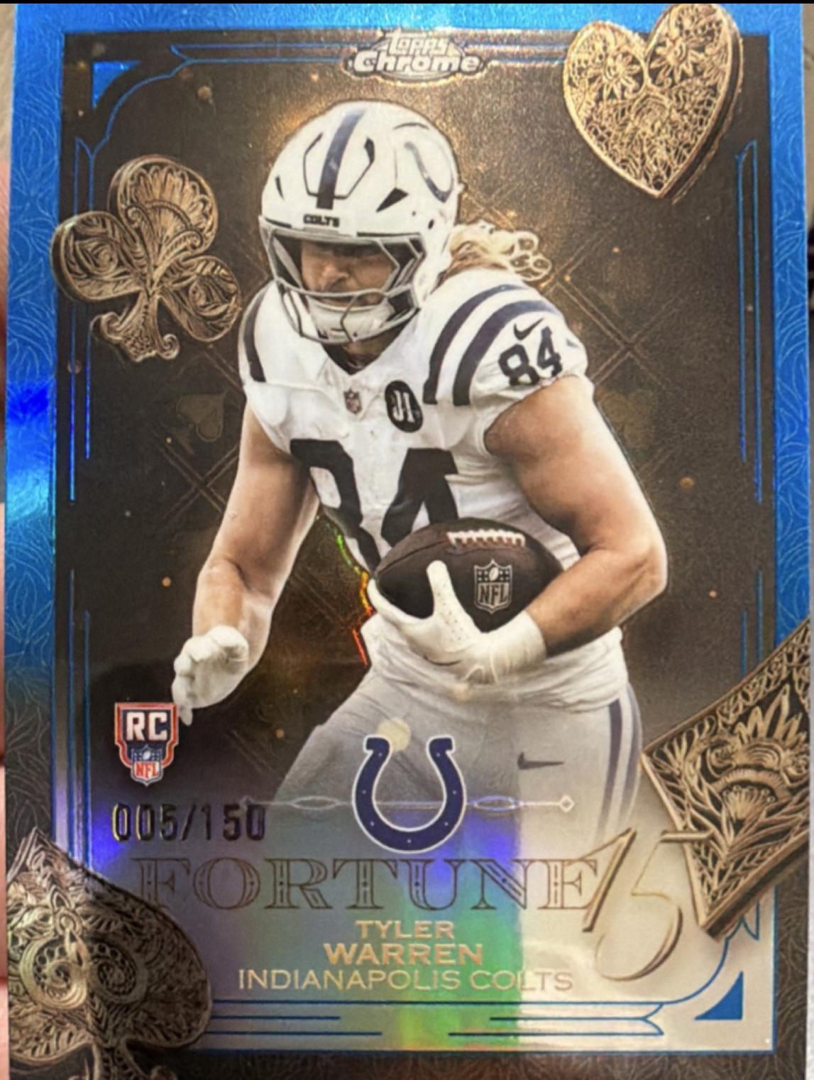 Tyler Warren [Blue Refractor] #F15-30