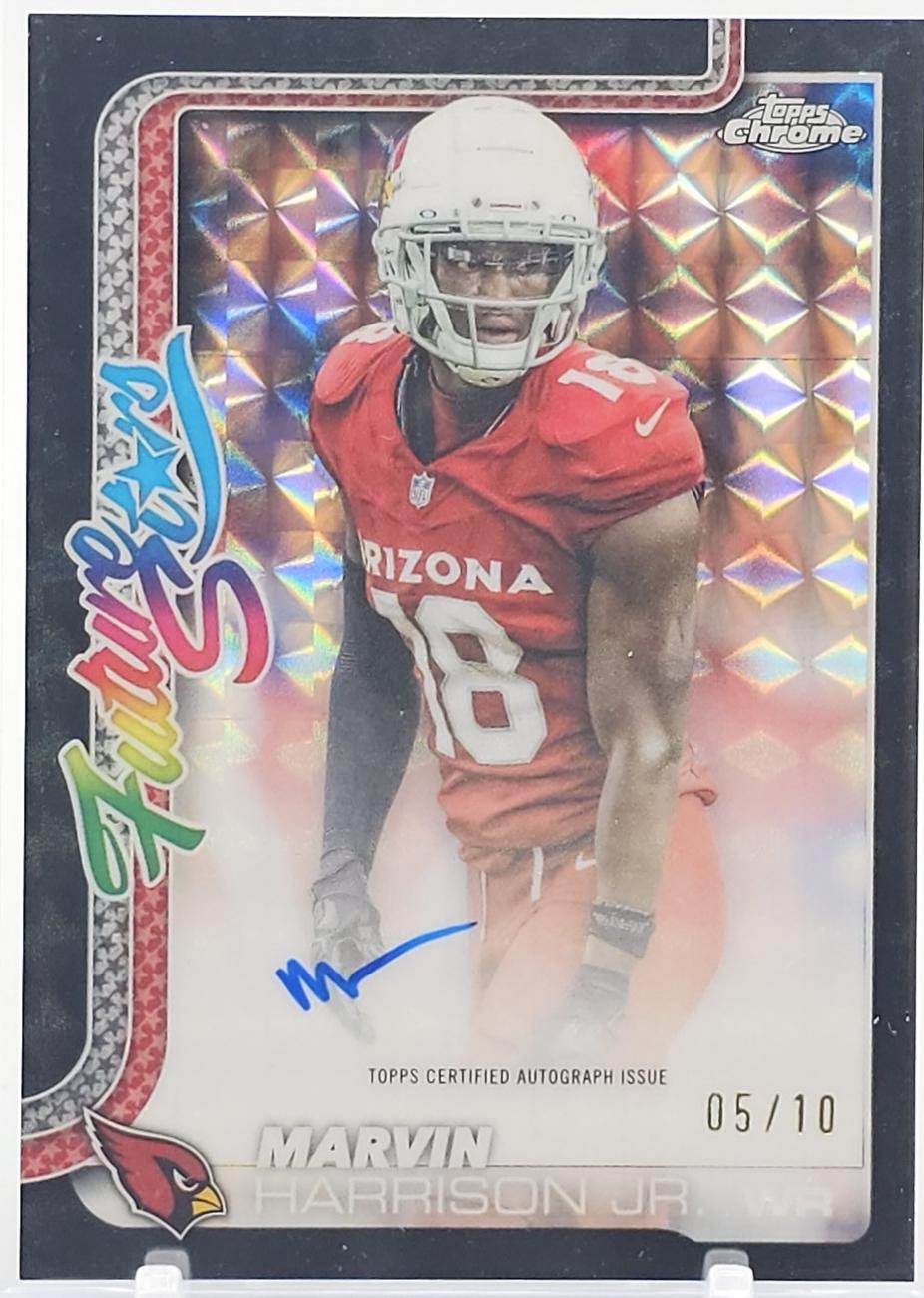 Marvin Harrison Jr. [Black Geometric Refractor] #FSA-MH