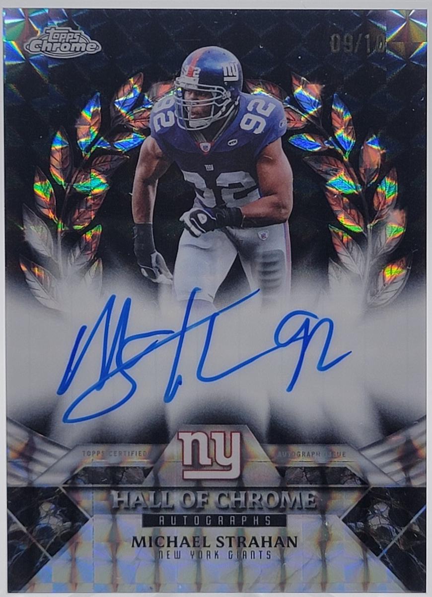 Michael Strahan [Black Geometric] #HOCA-MS