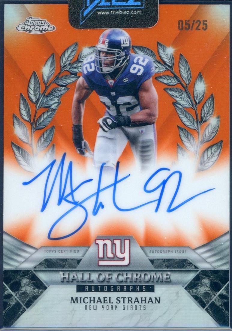 Michael Strahan [Orange] #HOCA-MS