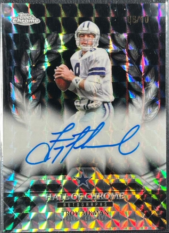 Troy Aikman [Black] #HOCA-TA