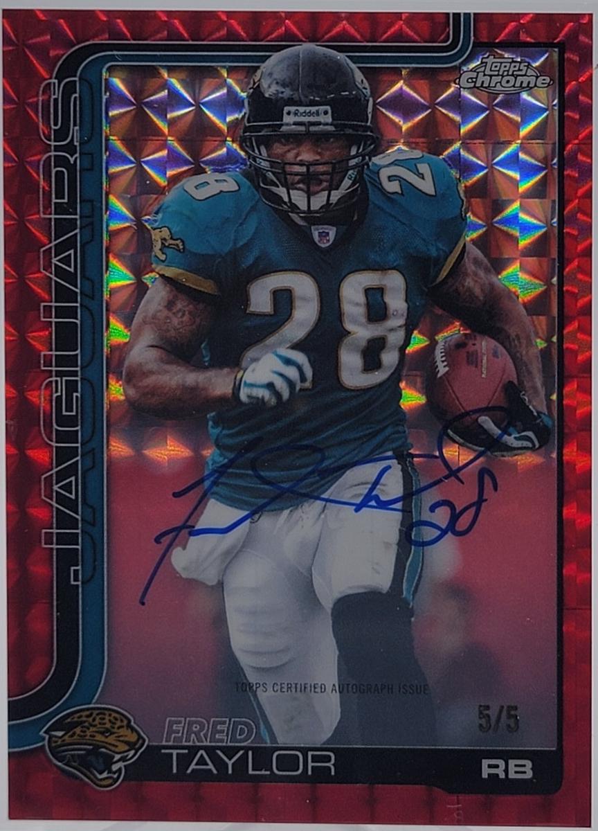 Fred Taylor [Red Geometric Refractor] #CLA-FT