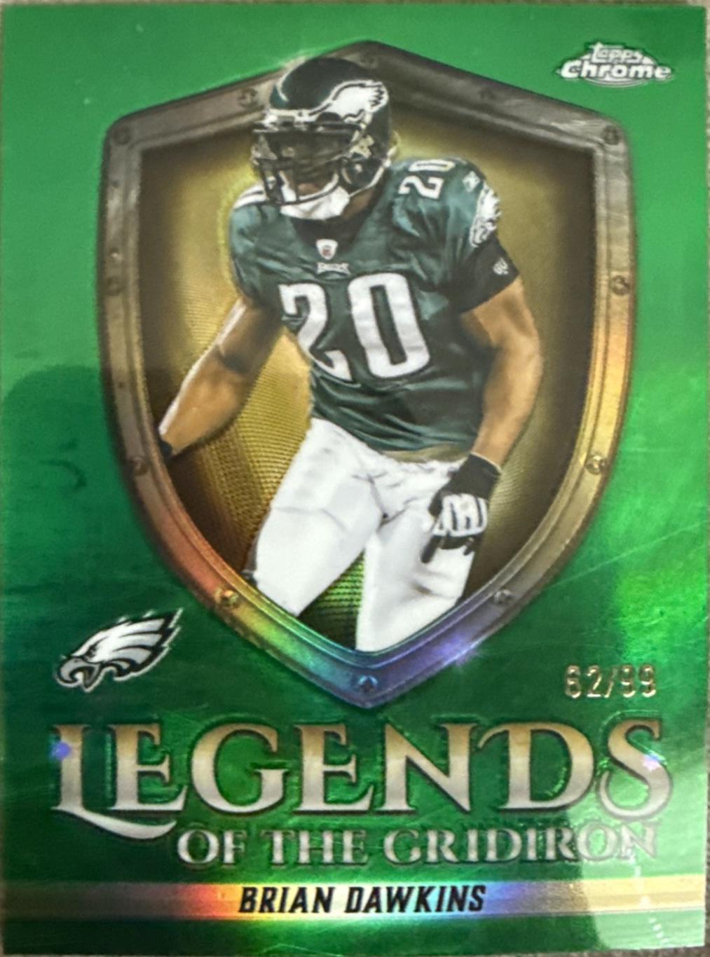 Brian Dawkins [Green Refractor] #LOG-38