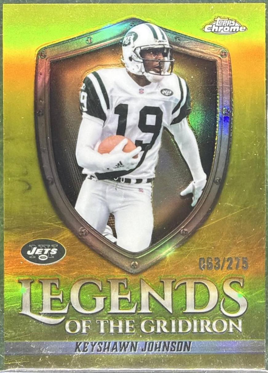 Keyshawn Johnson [Yellow Refractor] #LOG-23