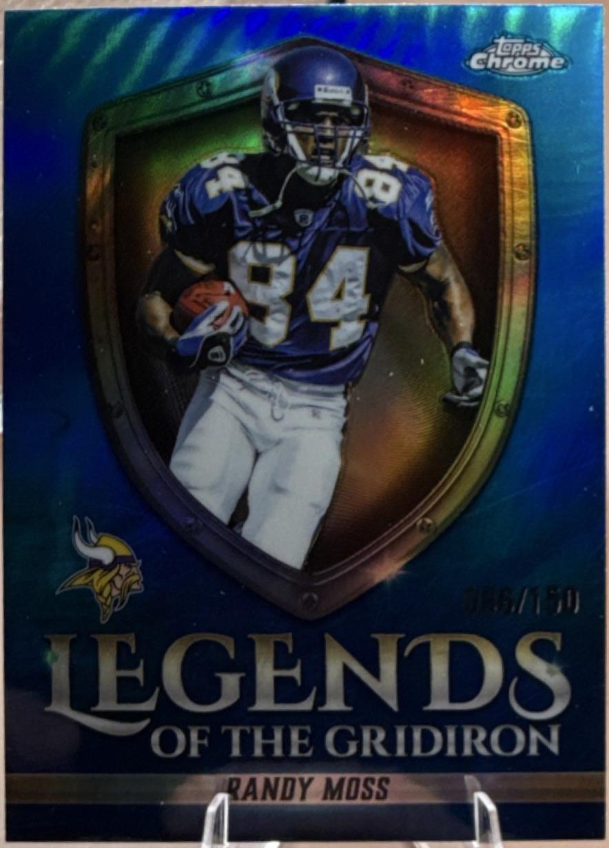 Randy Moss [Blue Refractor] #LOG-25