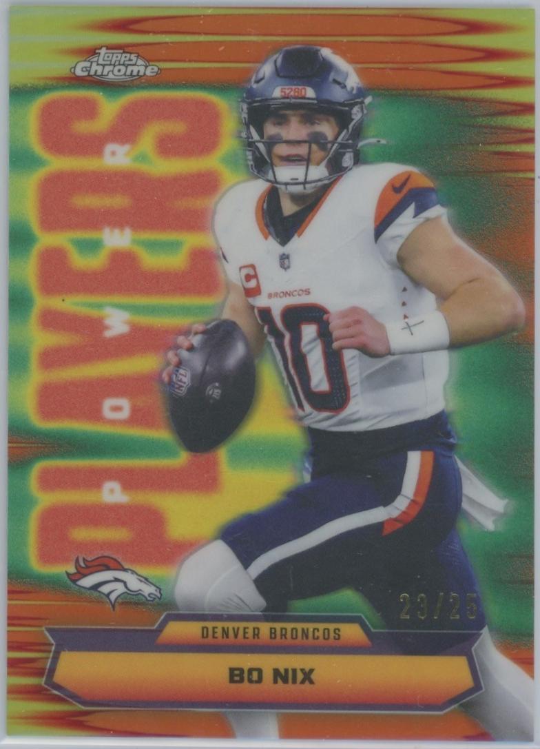 Bo Nix [Orange Refractor] #PP-9
