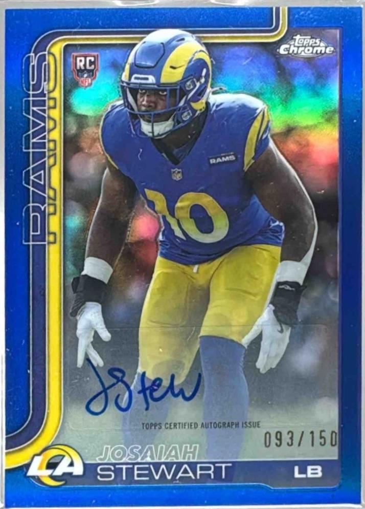 Josaiah Stewart [Blue Refractor] #RRA-JST