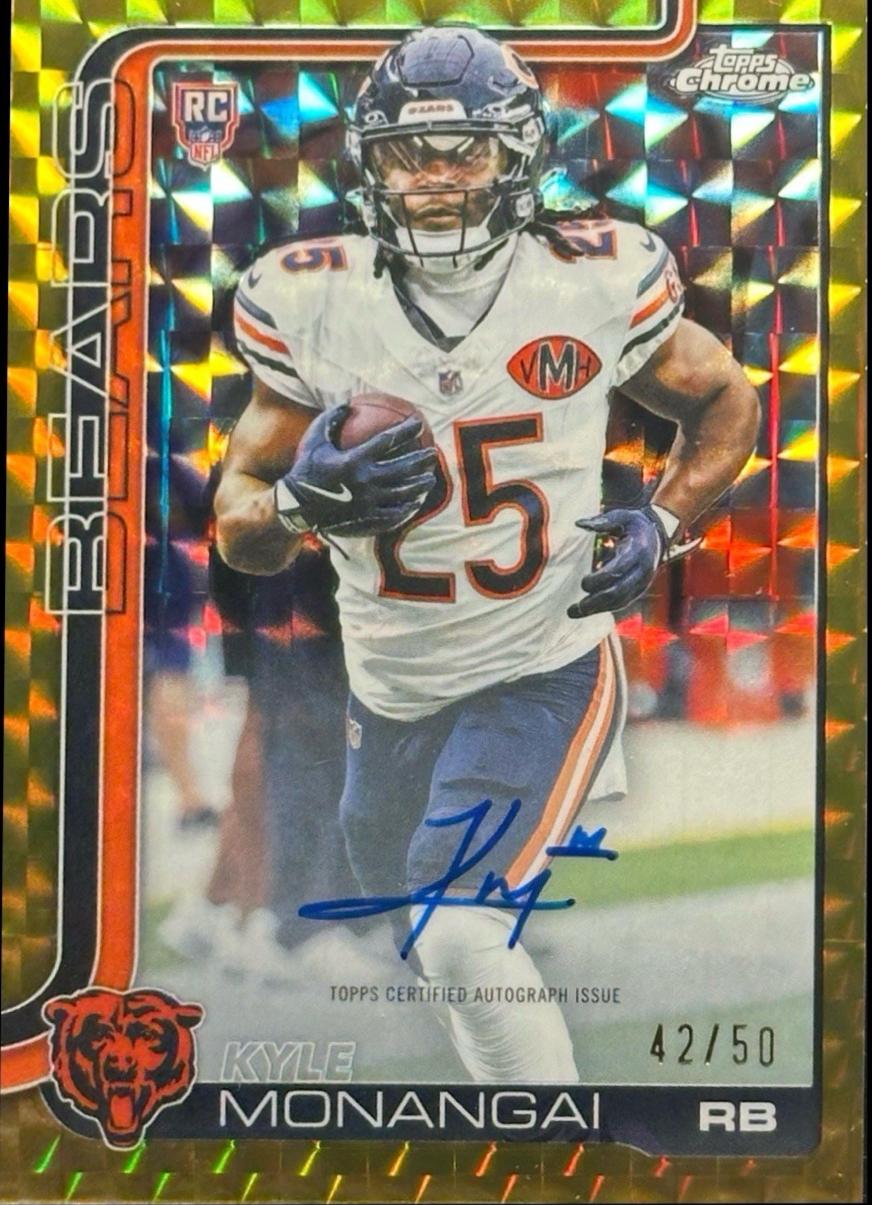 Kyle Monangai [Gold Geometric Refractor] #RA-KYM