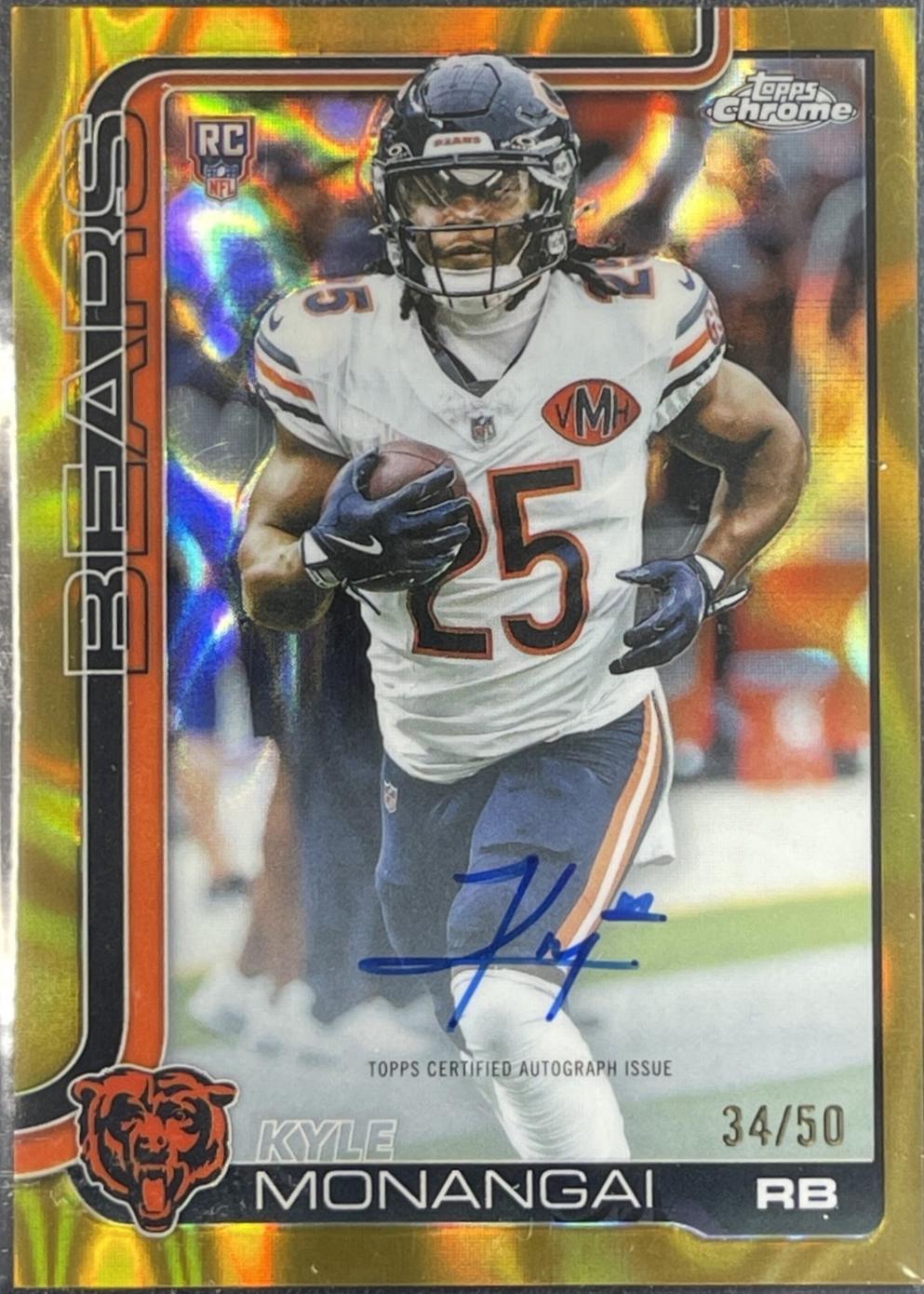 Kyle Monangai [Gold Lava Refractor] #RA-KYM