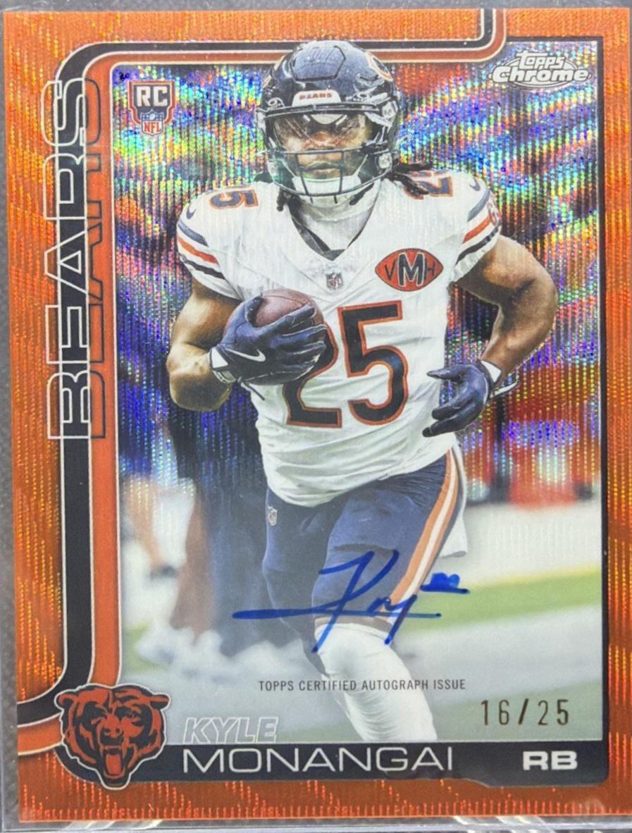 Kyle Monangai [Orange Wave Refractor] #RA-KYM