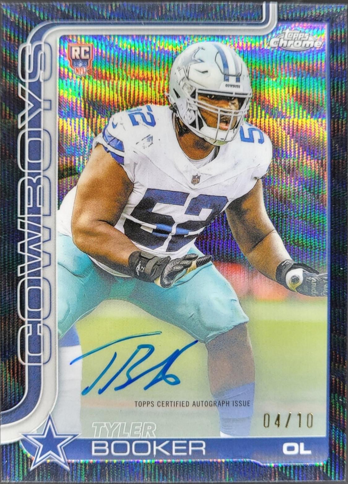 Tyler Booker [Black Wave Refractor] #RA-TB
