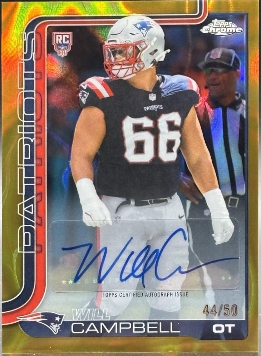 Will Campbell [Gold Lava Refractor] #RA-WC