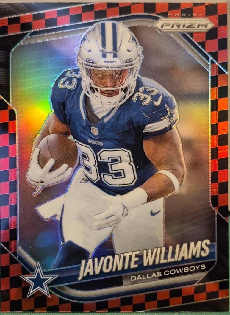 Javonte Williams [Black Red Checker] #1