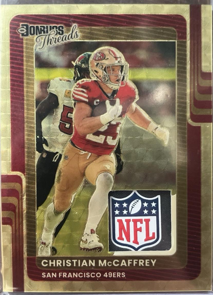 Christian McCaffrey [Gold Vinyl] #DTBH-CMY