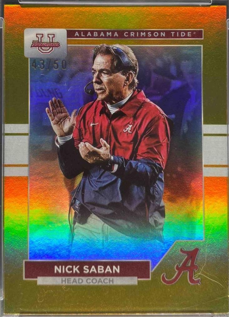 Nick Saban [Gold] #31