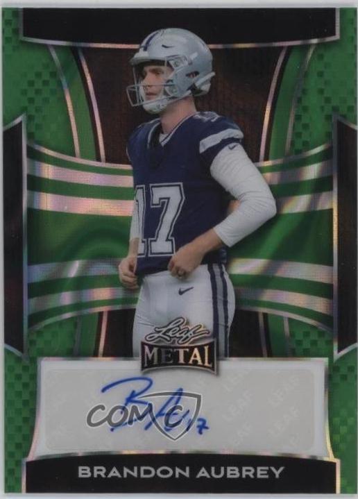 Brandon Aubrey [Crystal Green] #BA-BA1
