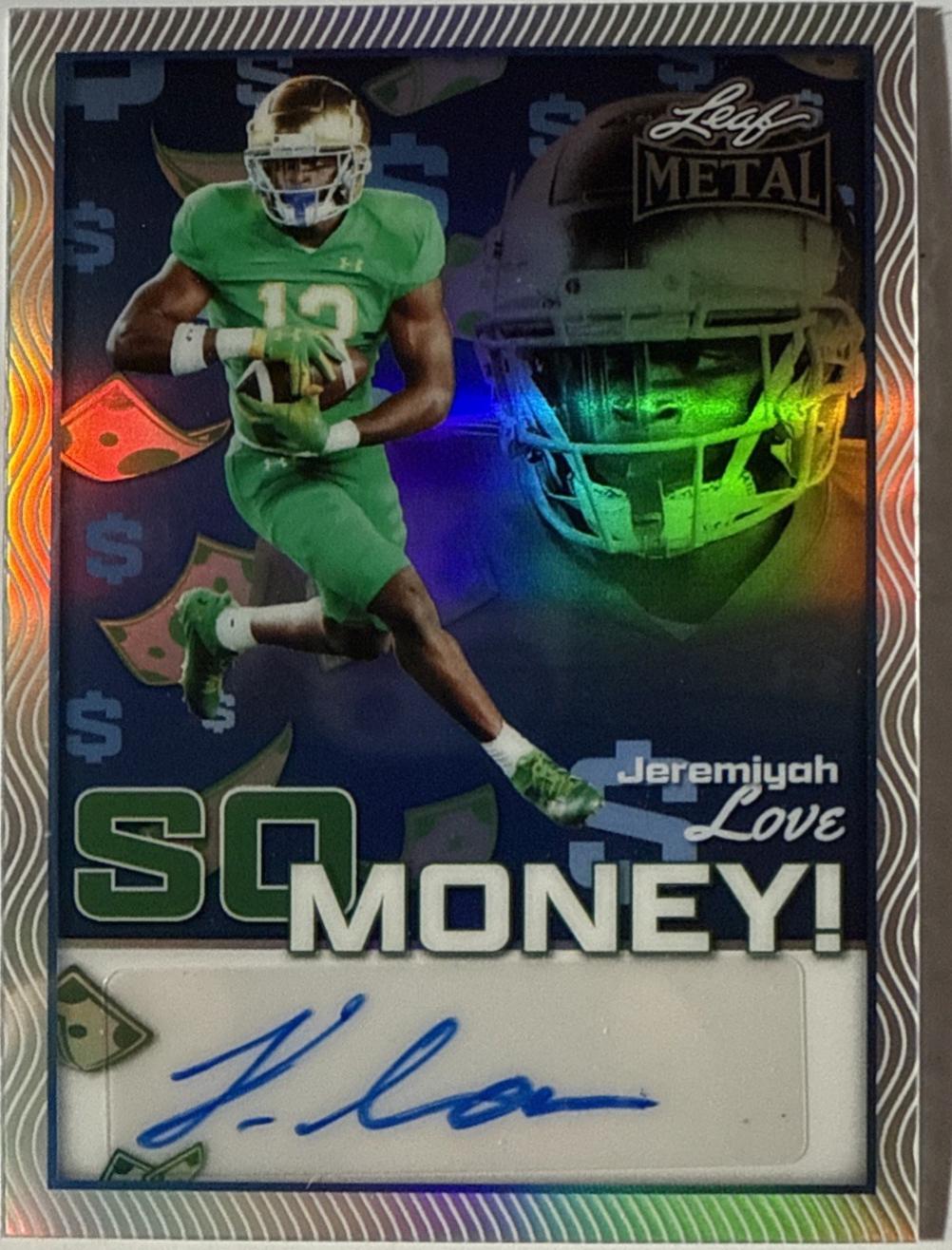 Jeremiyah Love [Prismatic Blue] #SM-JL1
