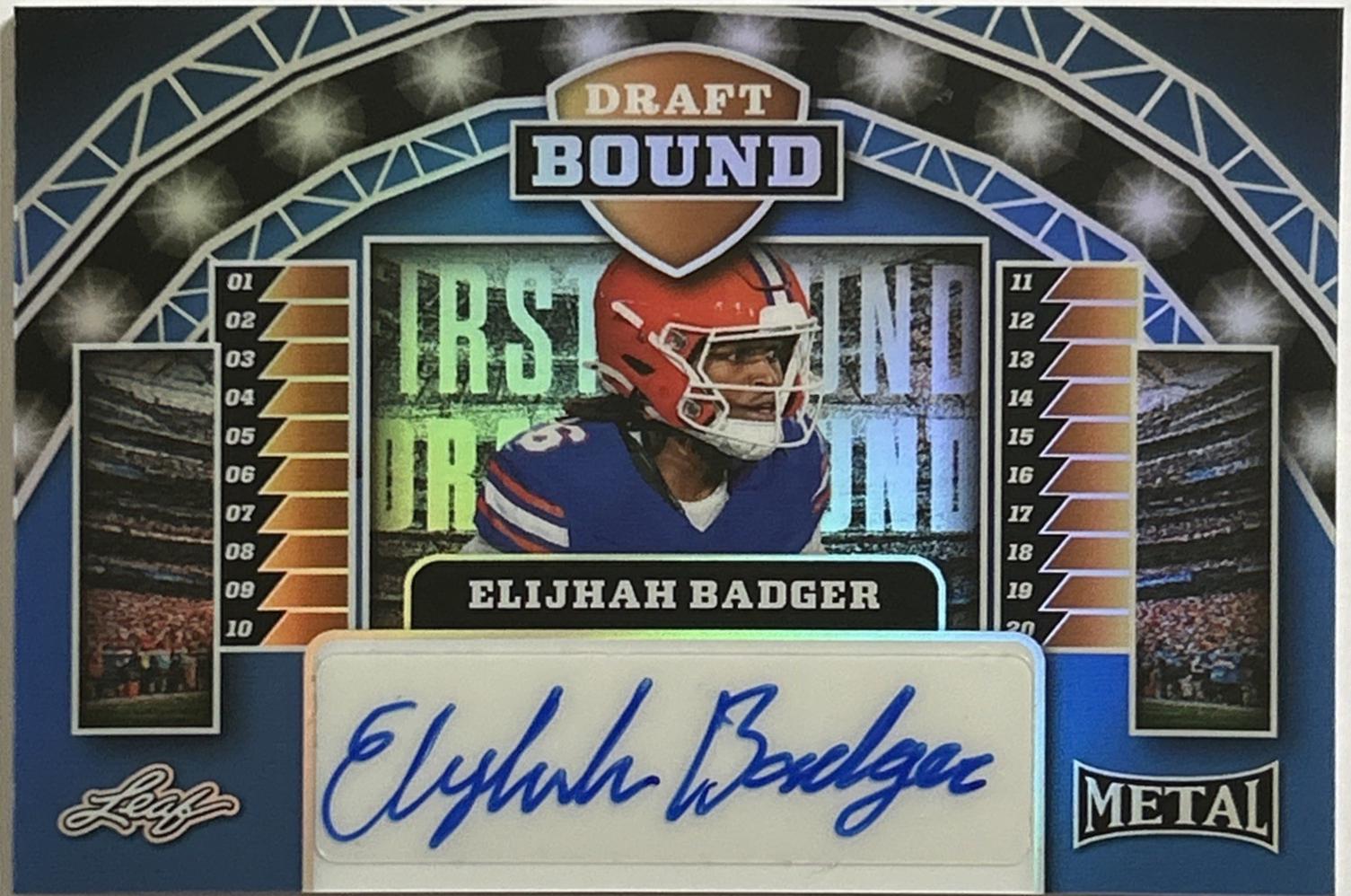 Elijhah Badger [Prismatic Blue] #DB-EB1
