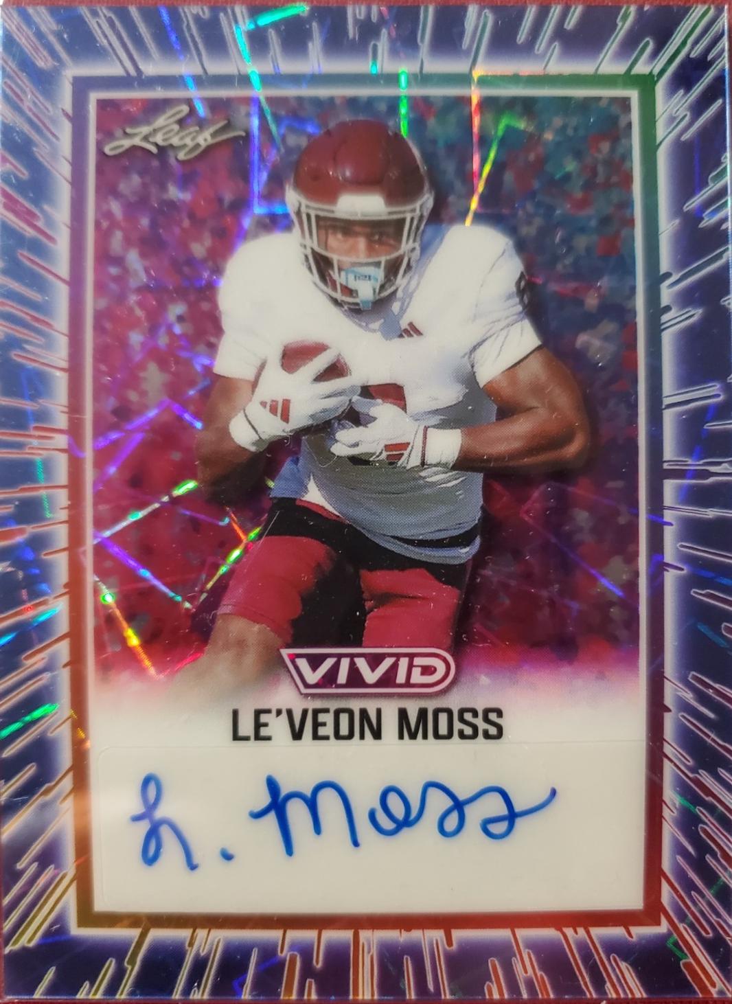 Le'Veon Moss [Prismatic Blue] #BA-LVM