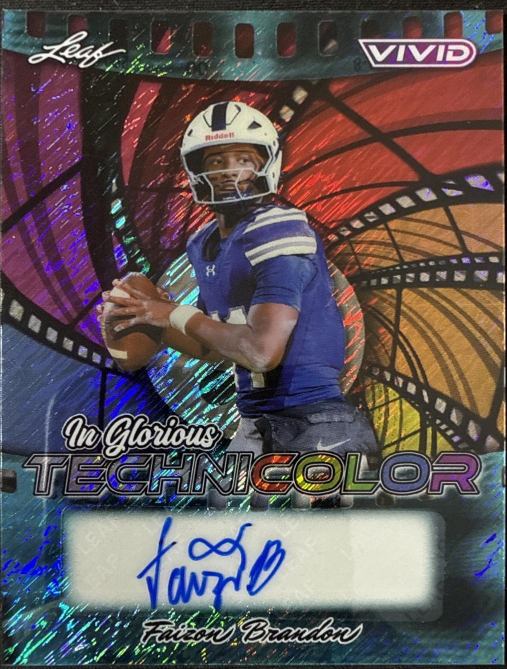 Faizon Brandon [Prismatic Teal] #GA-FB2