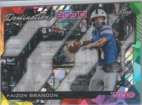 Faizon Brandon [Prismatic White] #DB-8