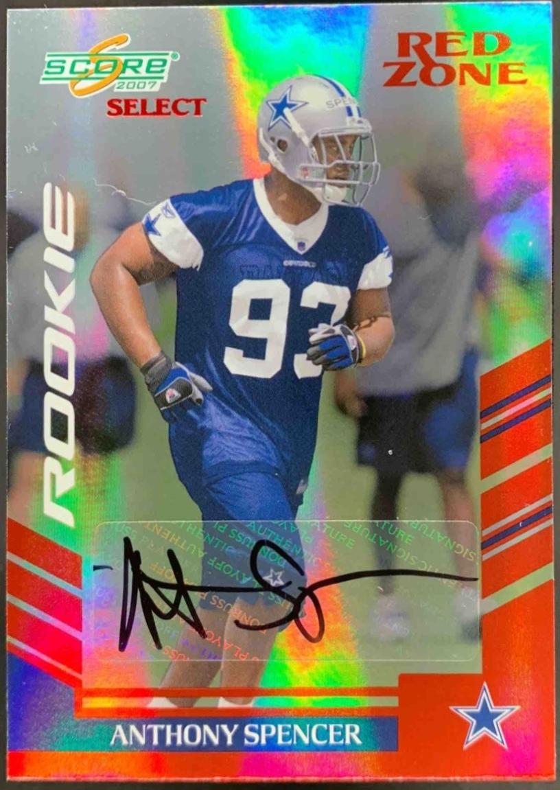 Anthony Spencer [Red Zone Autograph] #416