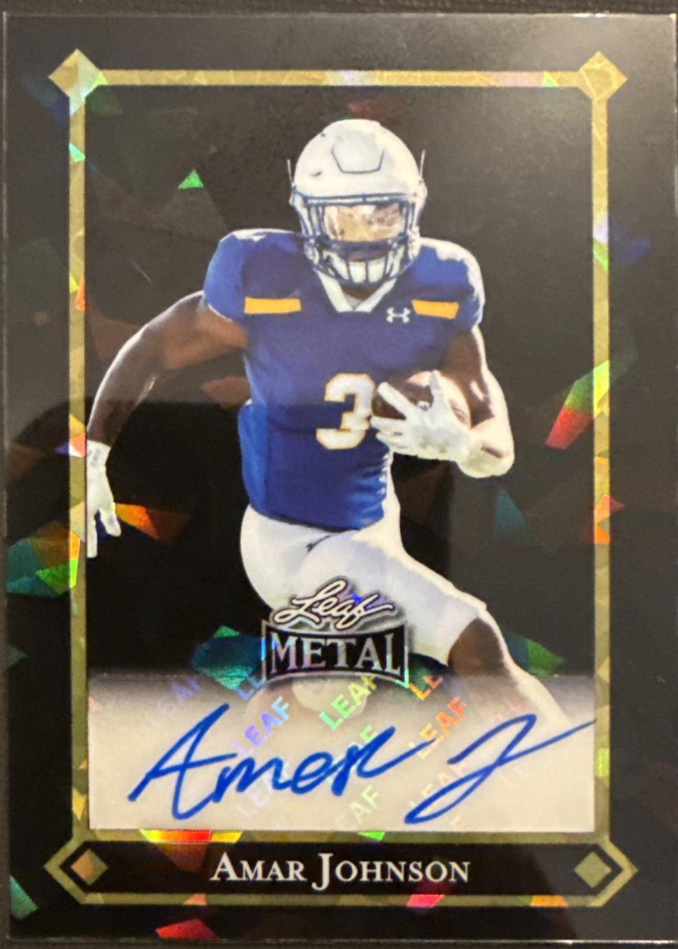 Amar Johnson [Pulsar Black Auto] #92L-AJ1