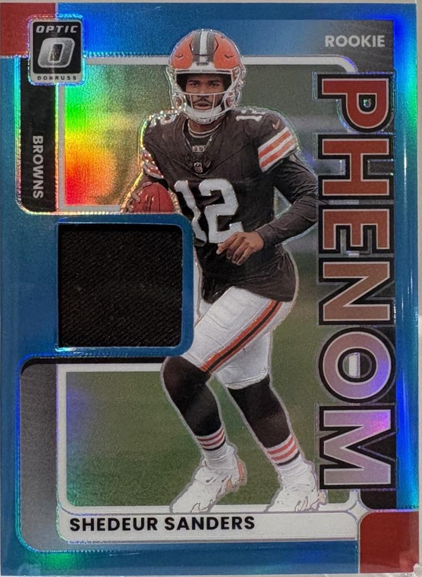 Shedeur Sanders [Neon Blue] #RPBH-SSS
