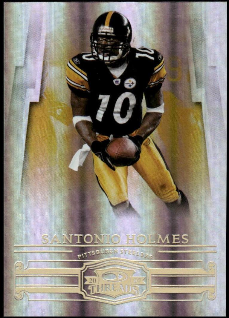 Santonio Holmes [Gold Holofoil] #114