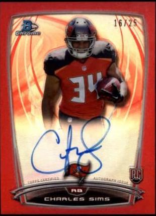 Charles Sims [Red Refractor] #RCRA-CS