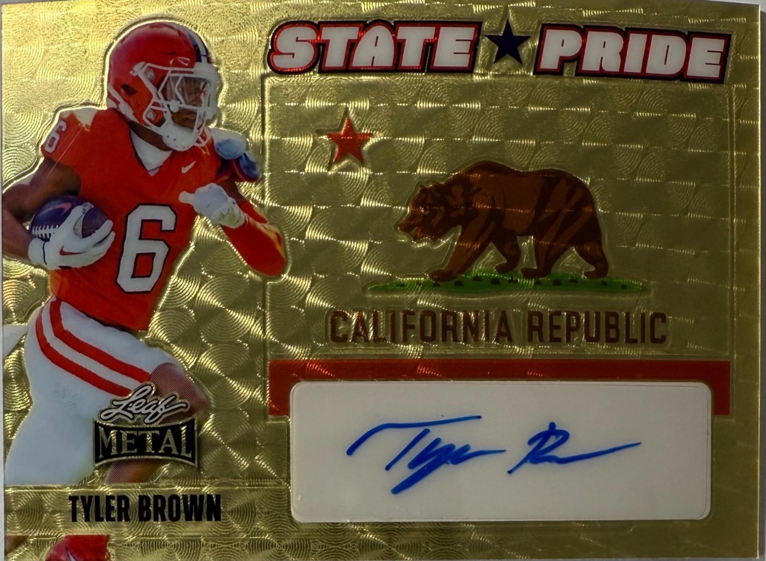 Tyler Brown [Super Prismatic Gold Pulsar] #SP-TB1