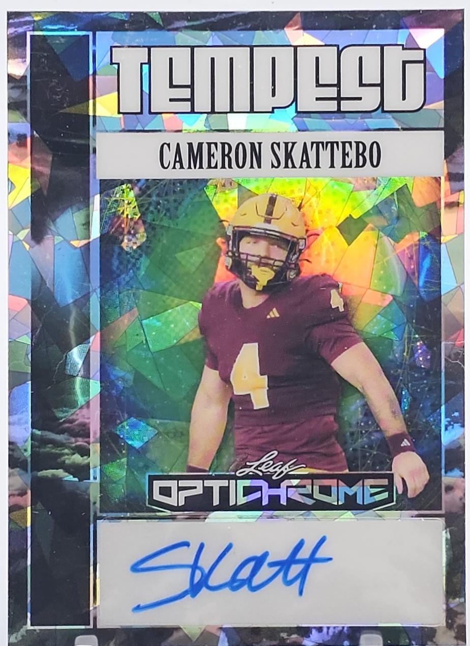 Cameron Skattebo [Crystal Silver] #TA-CS1