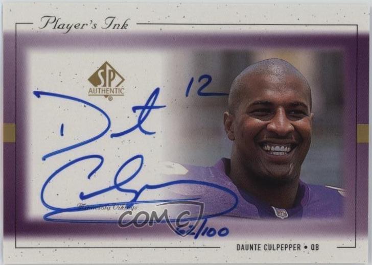 Daunte Culpepper [Purple] #DC-A