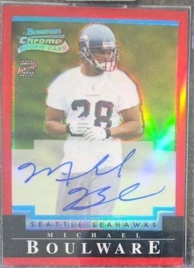 Michael Boulware [Autograph Red Refractor] #233