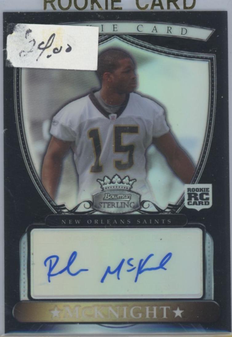 Rhema McKnight [Autograph Black Refractor] #BSRA-RM