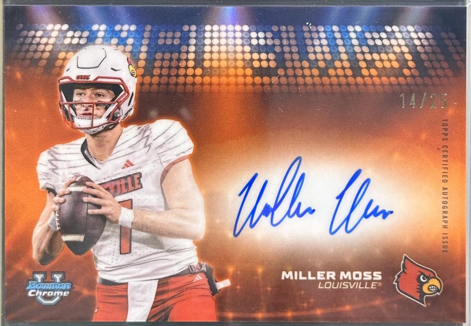 Miller Moss [Orange Refractor] #CVA-MM