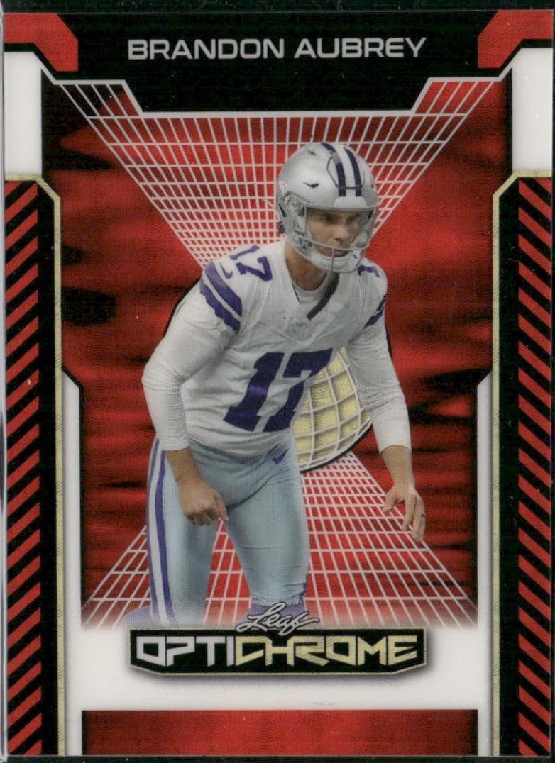 Brandon Aubrey [Red Prismatic] #28