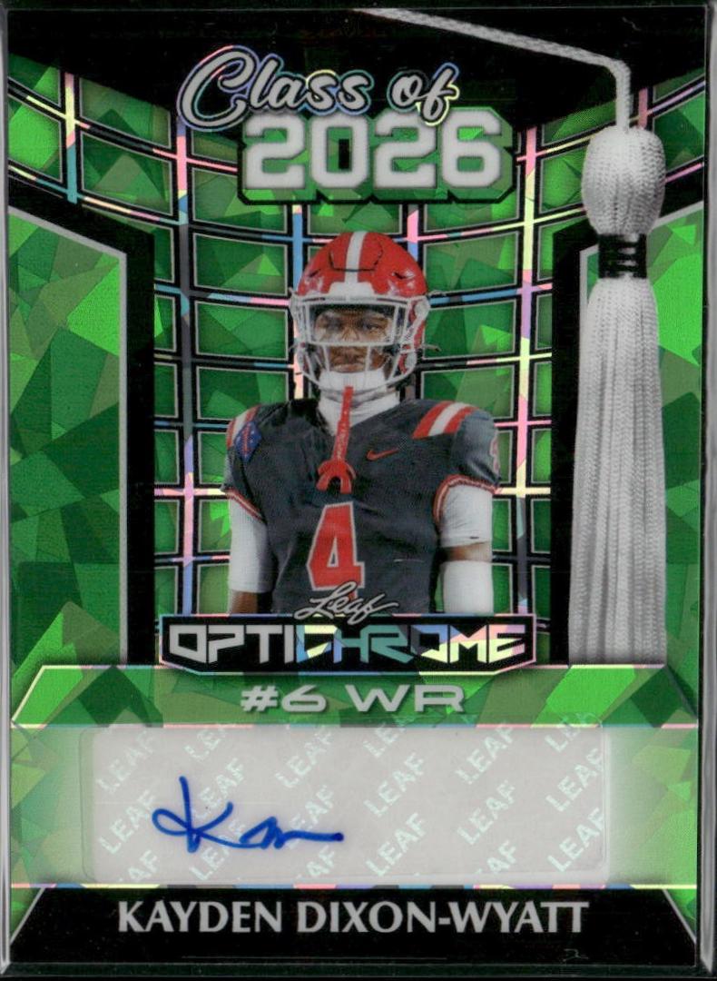 Kayden Dixon-Wyatt [Green Crystal] #26A-KDW