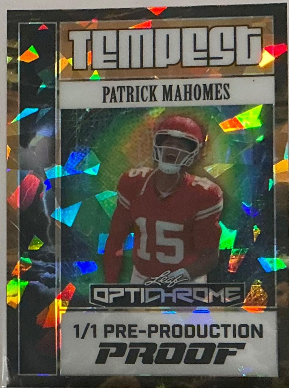 Patrick Mahomes [Crystal Gold] #TB-39