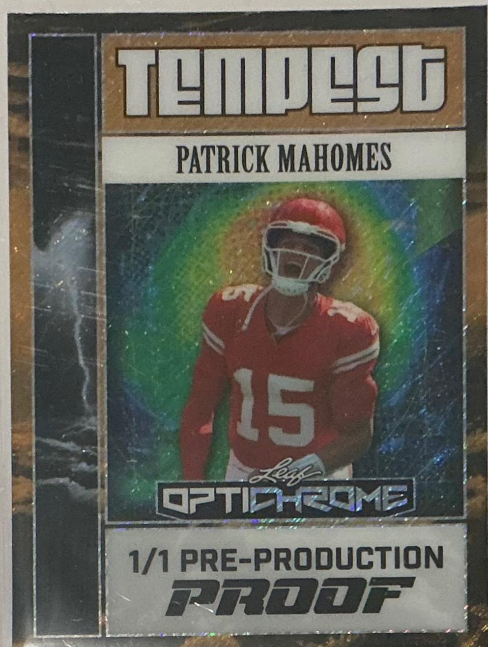 Patrick Mahomes [Shimmer Gold] #TB-39