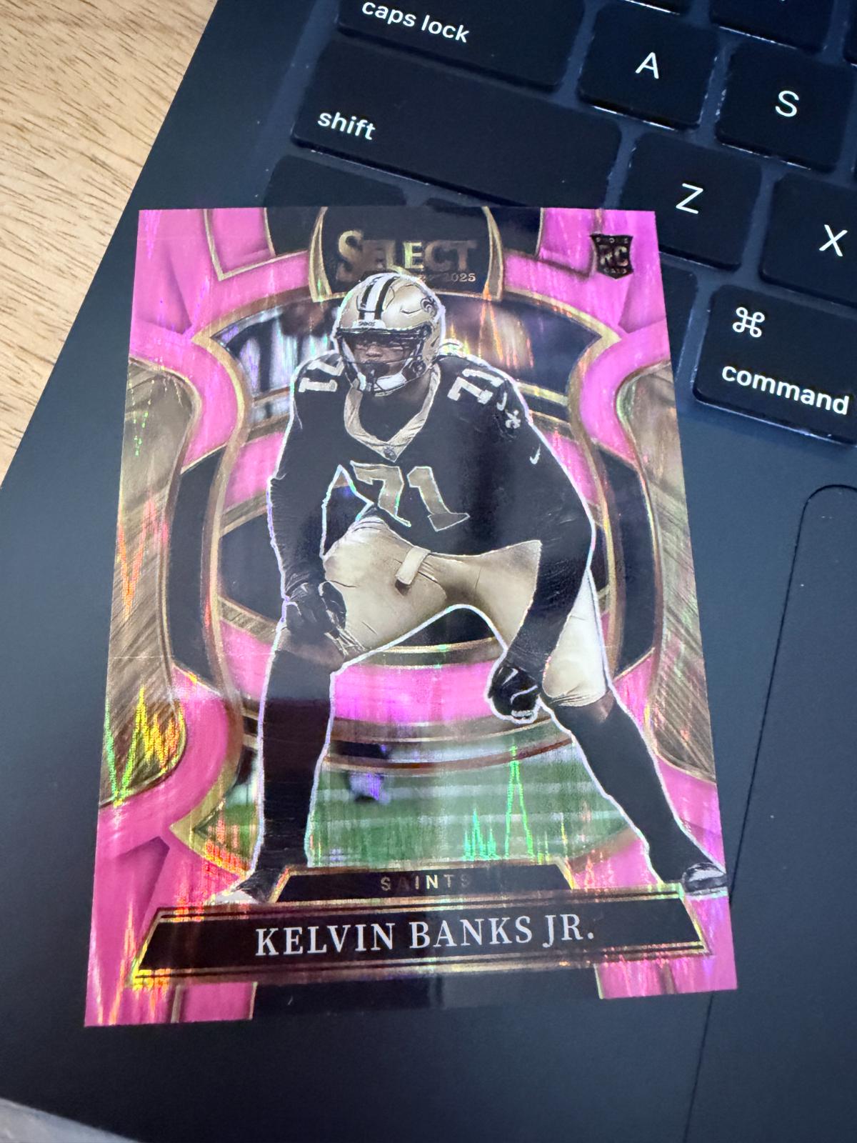Kelvin Banks Jr. [Pink Prizm Shock] #42